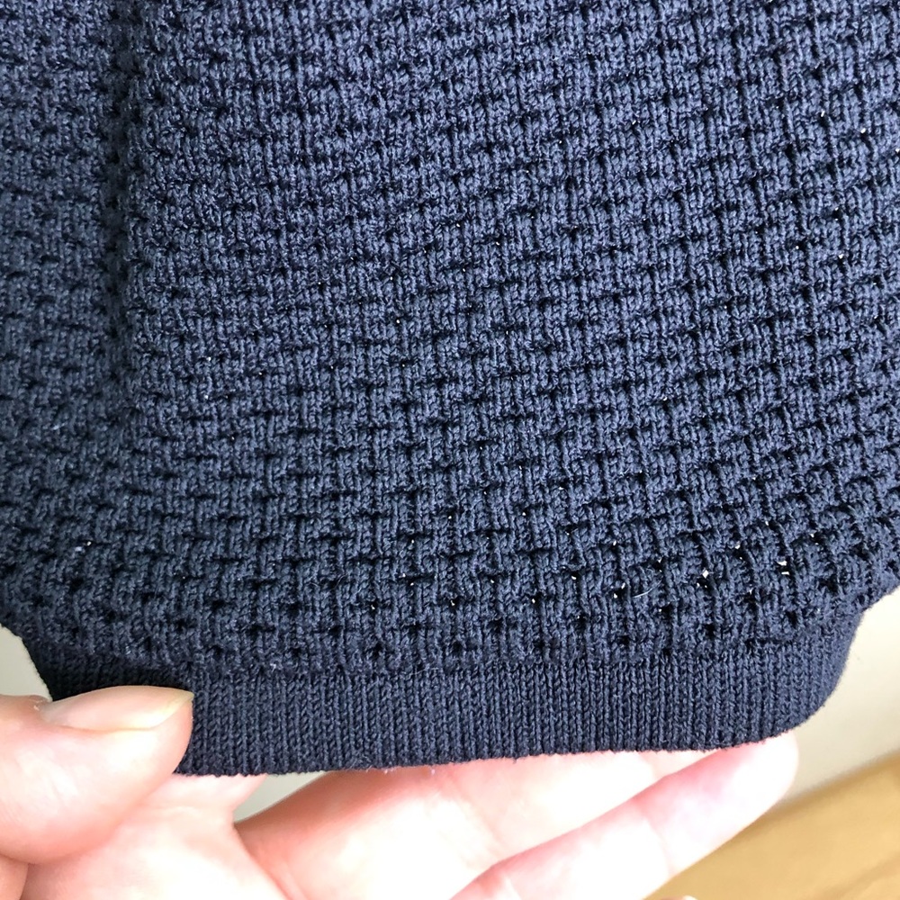 Isaora Blue Tight Knit Sweater - Picture 3 of 7